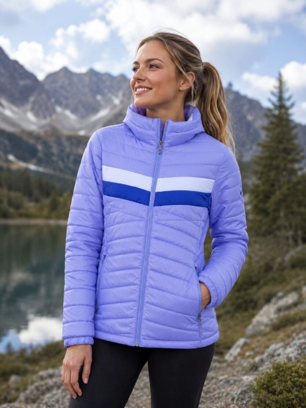 Columbia Women's White Out 1.0 FS Jacket Omni-Heat Puffer NWT - Size S